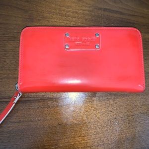 Cherry Red Kate Spade ♠️ Standard Wallet